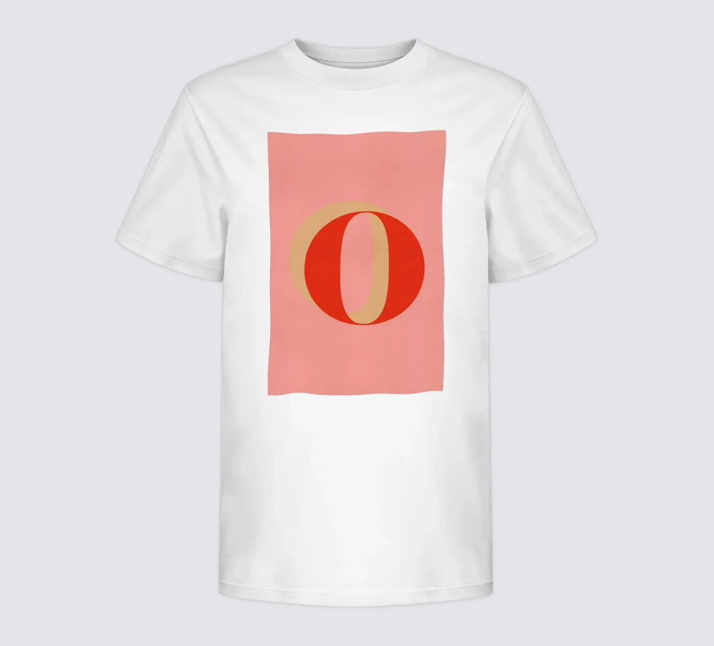 Red O t-shirt bambini da daylight design studio