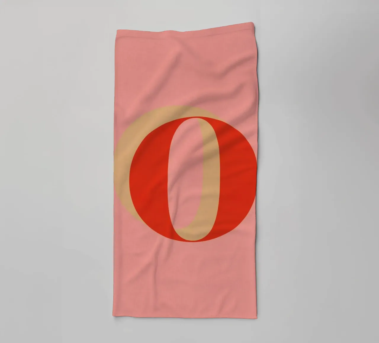 Red O asciugamano da bagno da daylight design studio