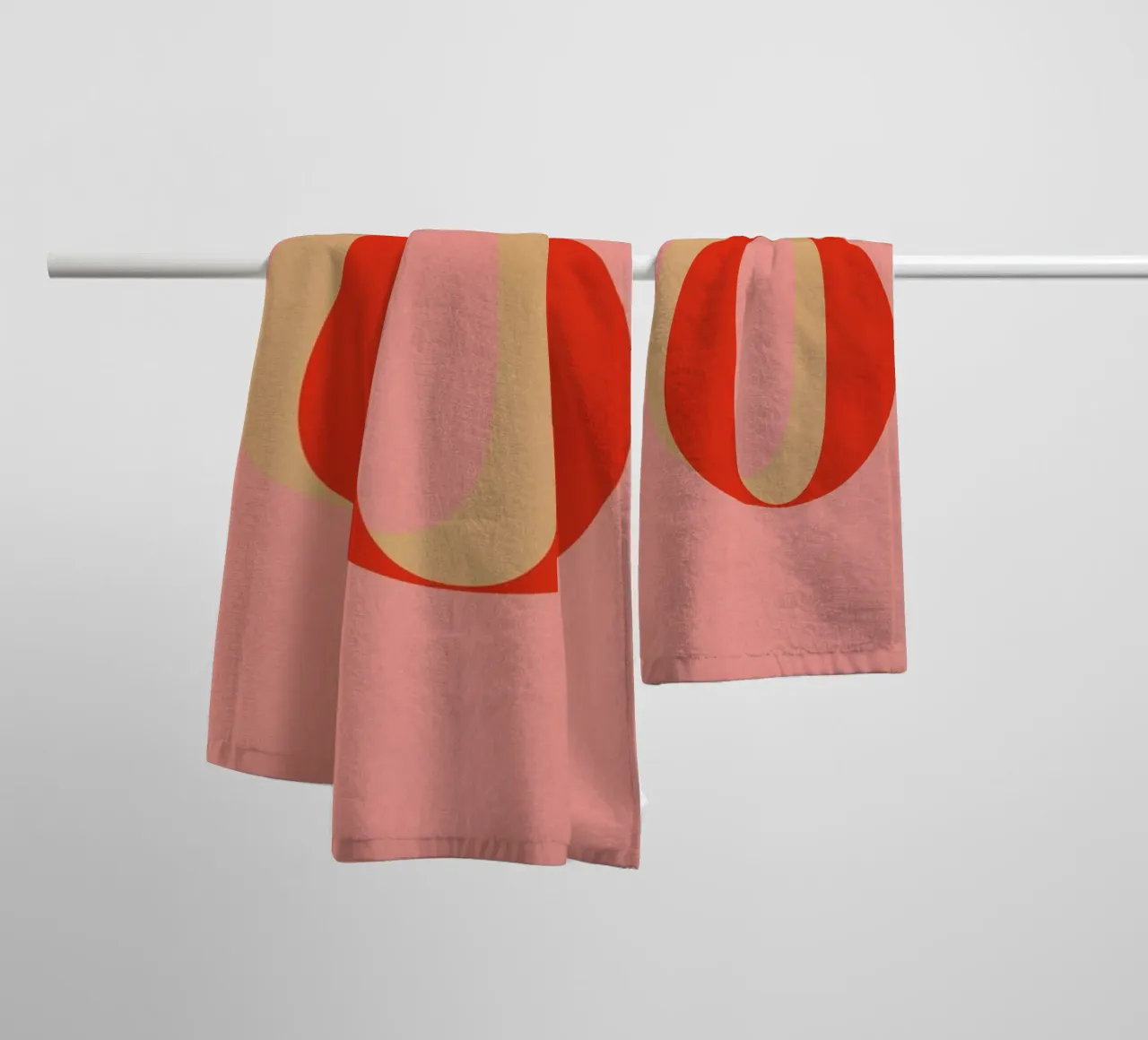 Red O asciugamano da bagno da daylight design studio