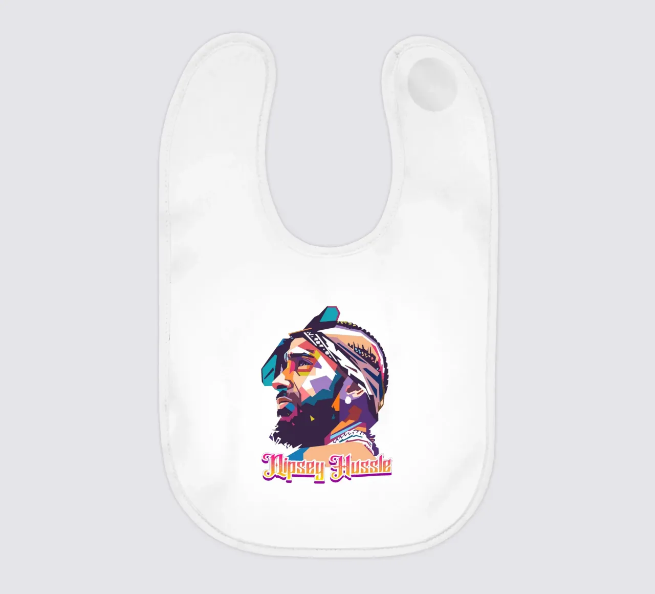 Nipsey Hussle eerbetoon baby slabbetje van Hantamrata