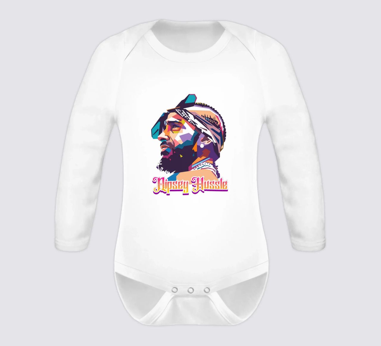 Tributo a Nipsey Hussle body neonato maniche lunghe da Hantamrata