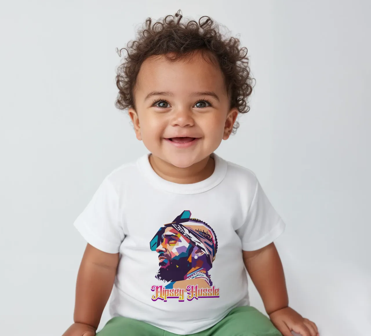 Nipsey Hussle eerbetoon baby t-shirt van Hantamrata