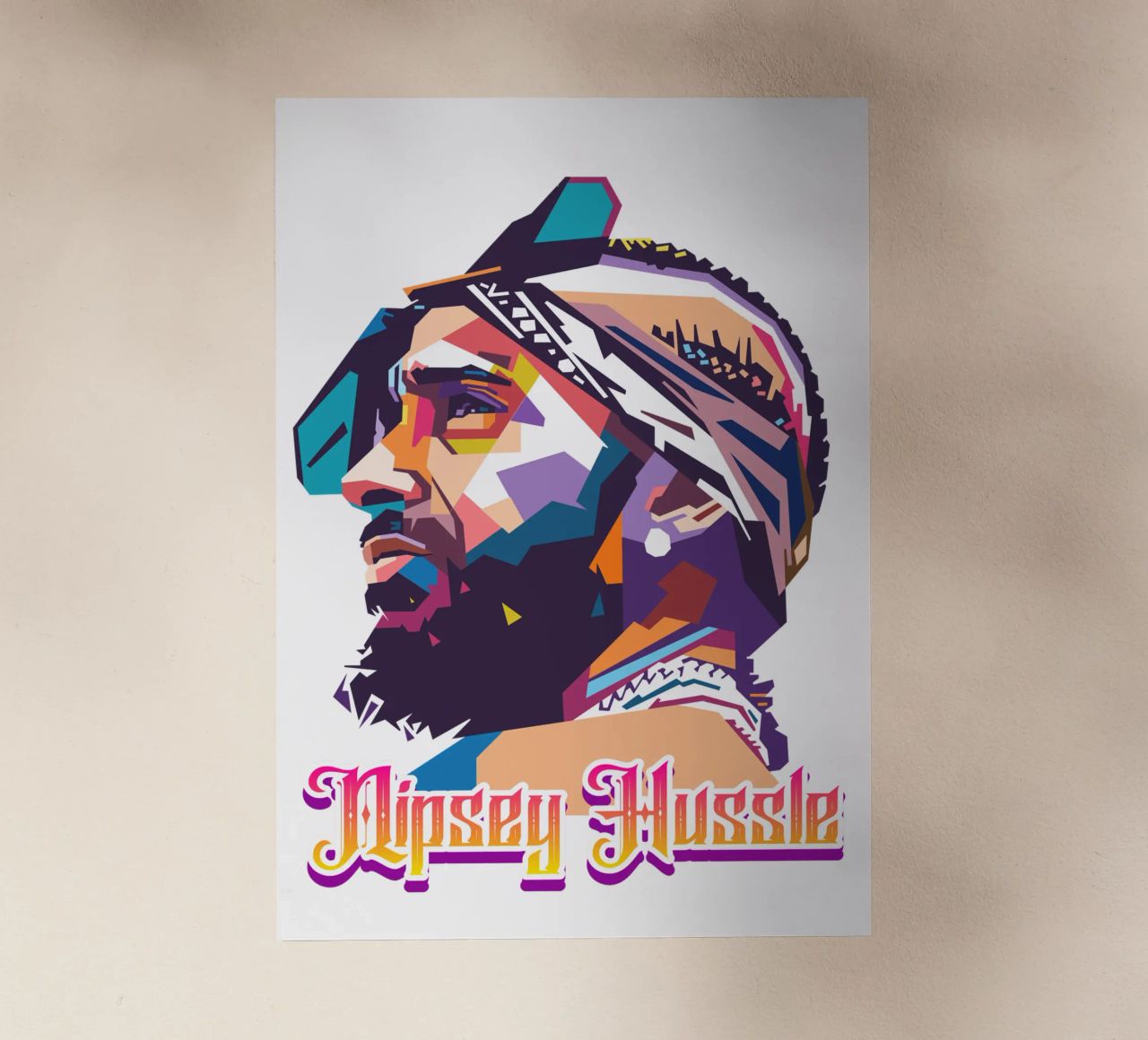 Tributo a Nipsey Hussle pellicola backlit da Hantamrata