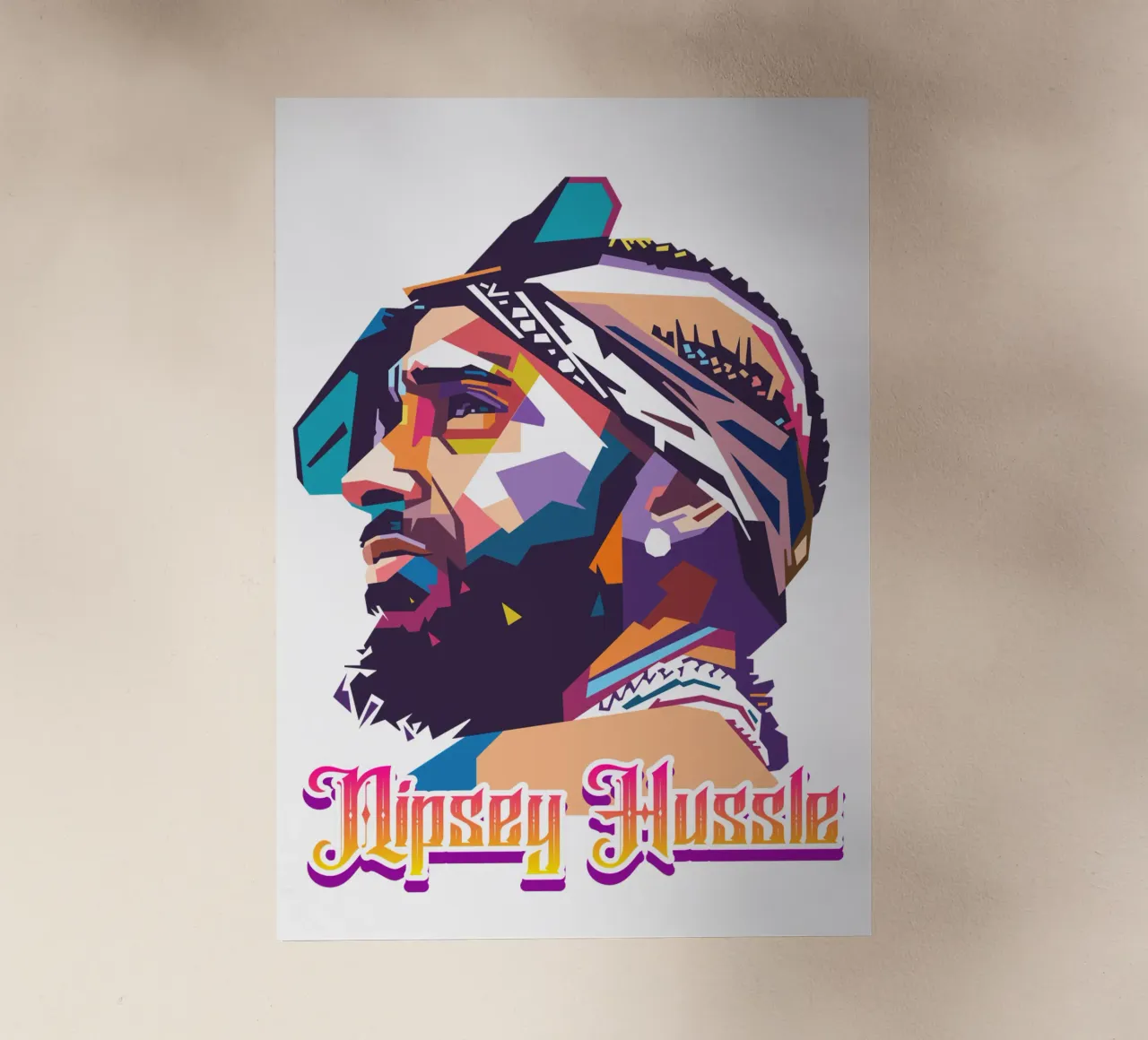 Tributo a Nipsey Hussle pellicola backlit da Hantamrata