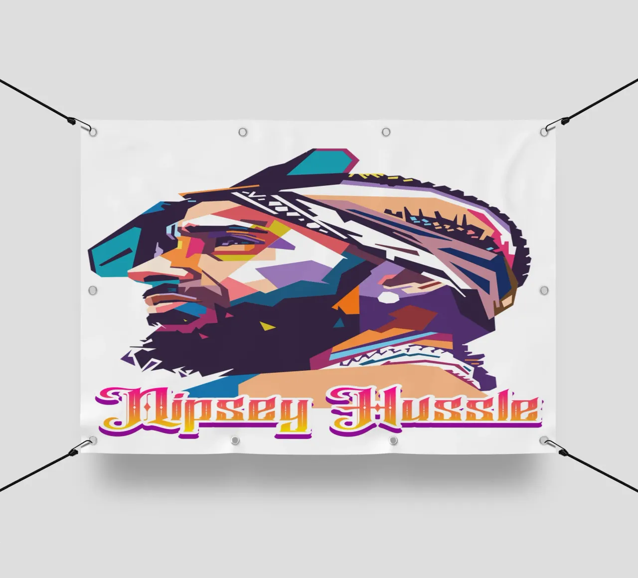 Tributo a Nipsey Hussle telo in pvc da Hantamrata