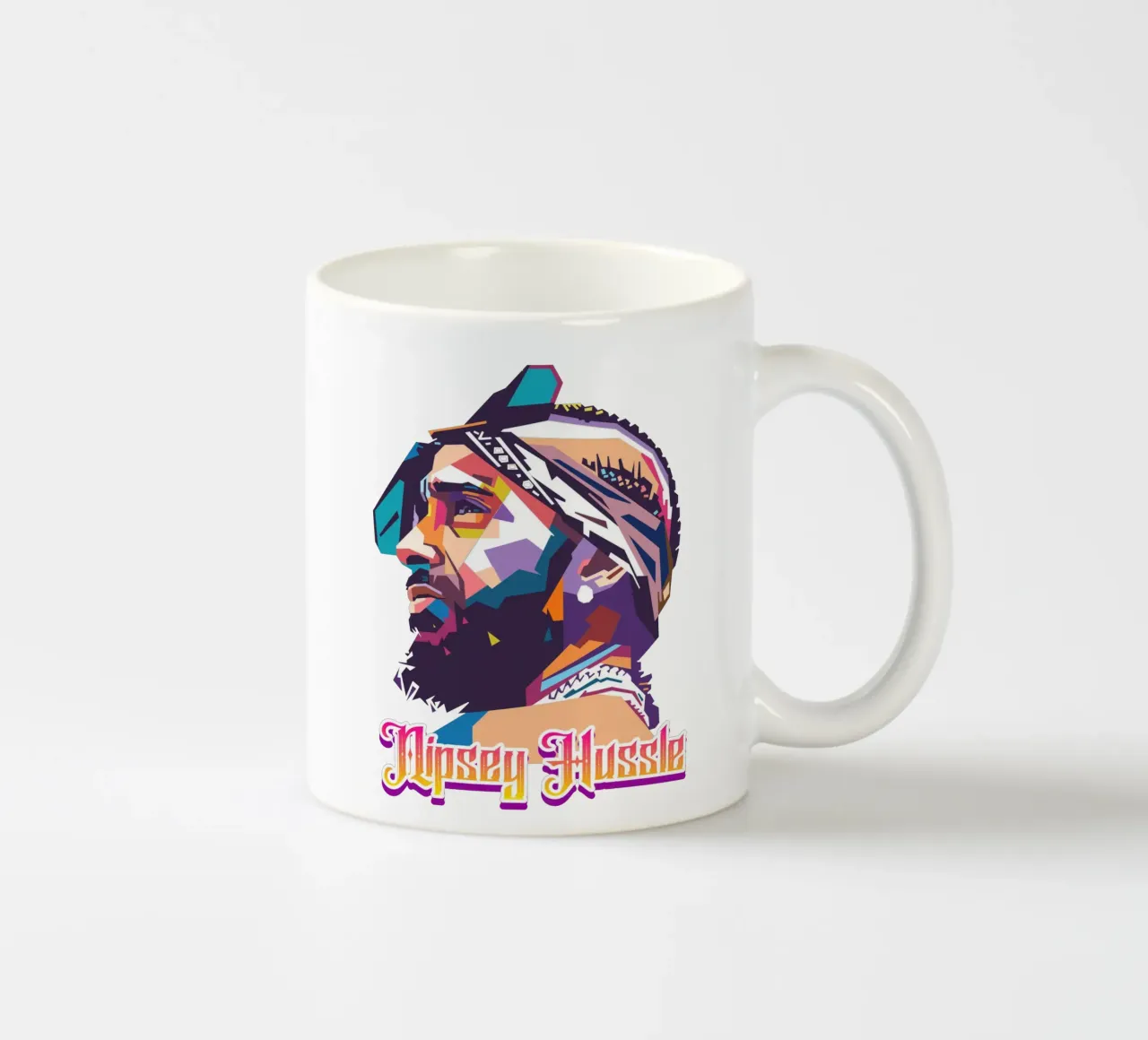 Hommage à Nipsey Hussle mug en céramique de Hantamrata
