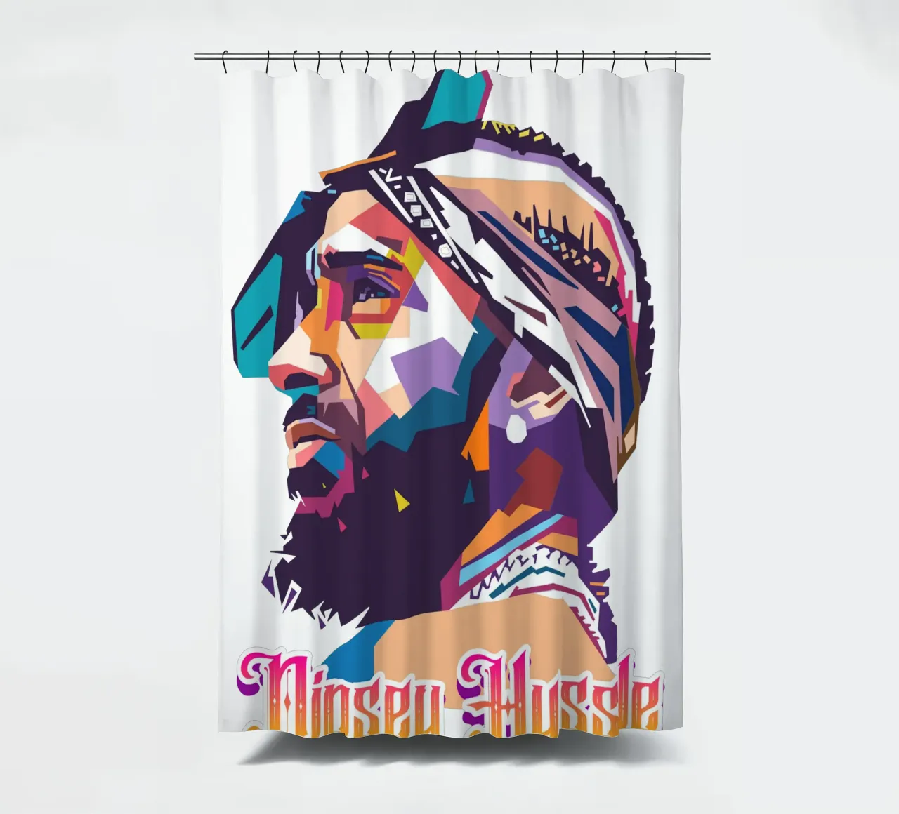 Tributo a Nipsey Hussle tenda da doccia da Hantamrata