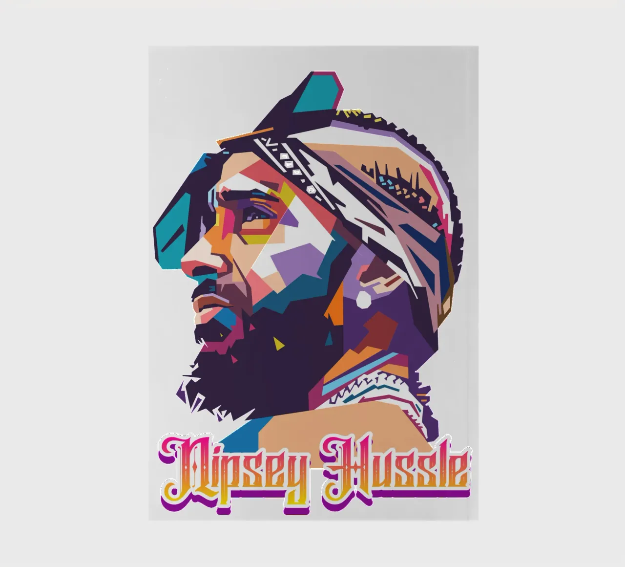 Nipsey Hussle tribute notebook by Hantamrata