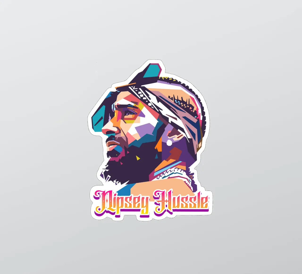 Tributo a Nipsey Hussle adesivo da Hantamrata