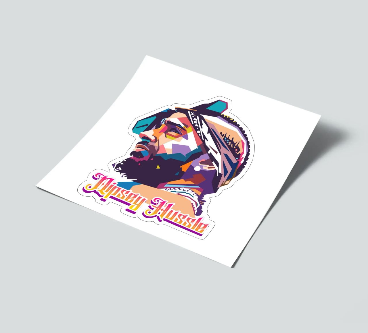 Tributo a Nipsey Hussle foglio adesivo da Hantamrata