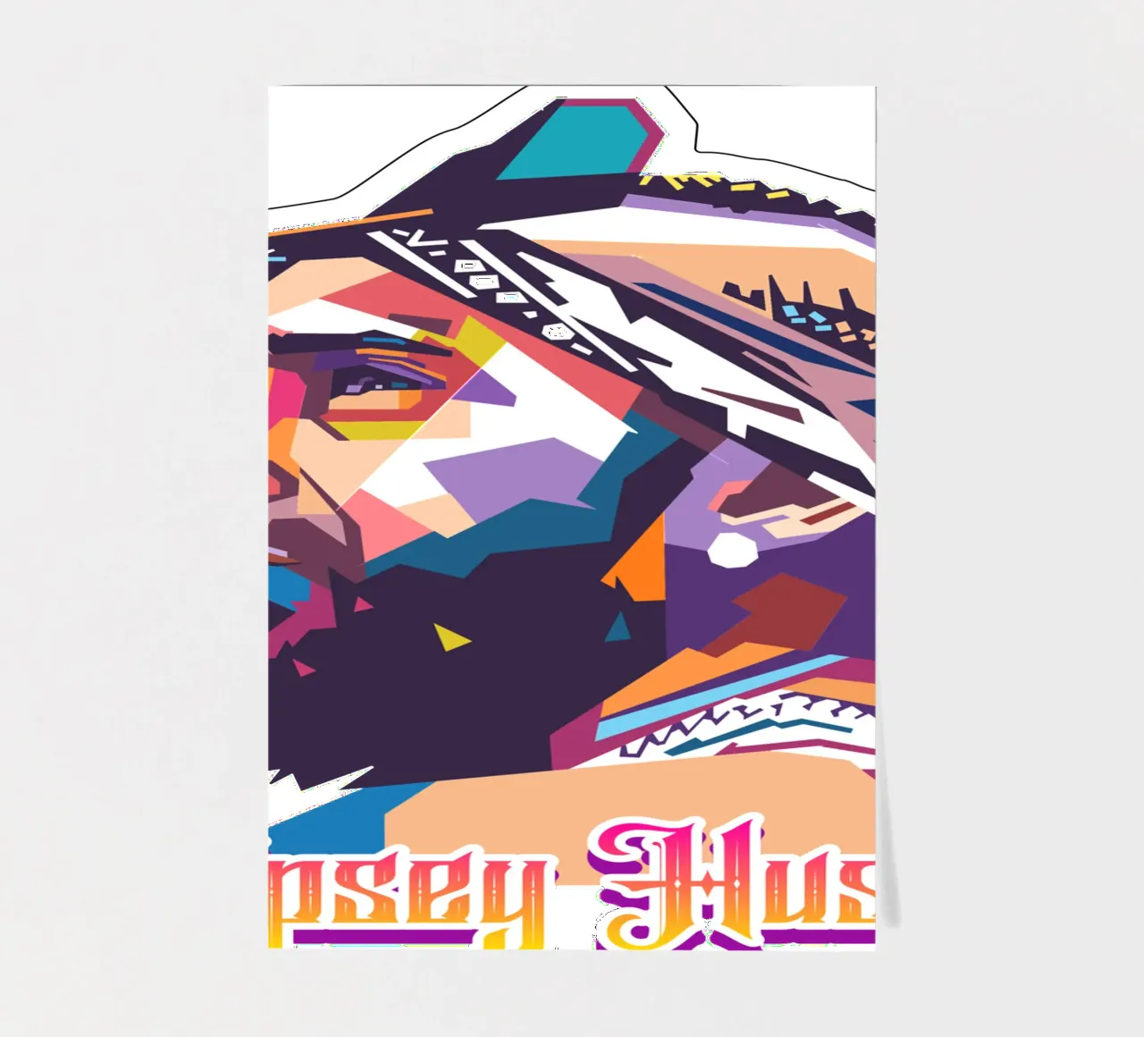 Nipsey Hussle-Hommage Stickerbogen von Hantamrata