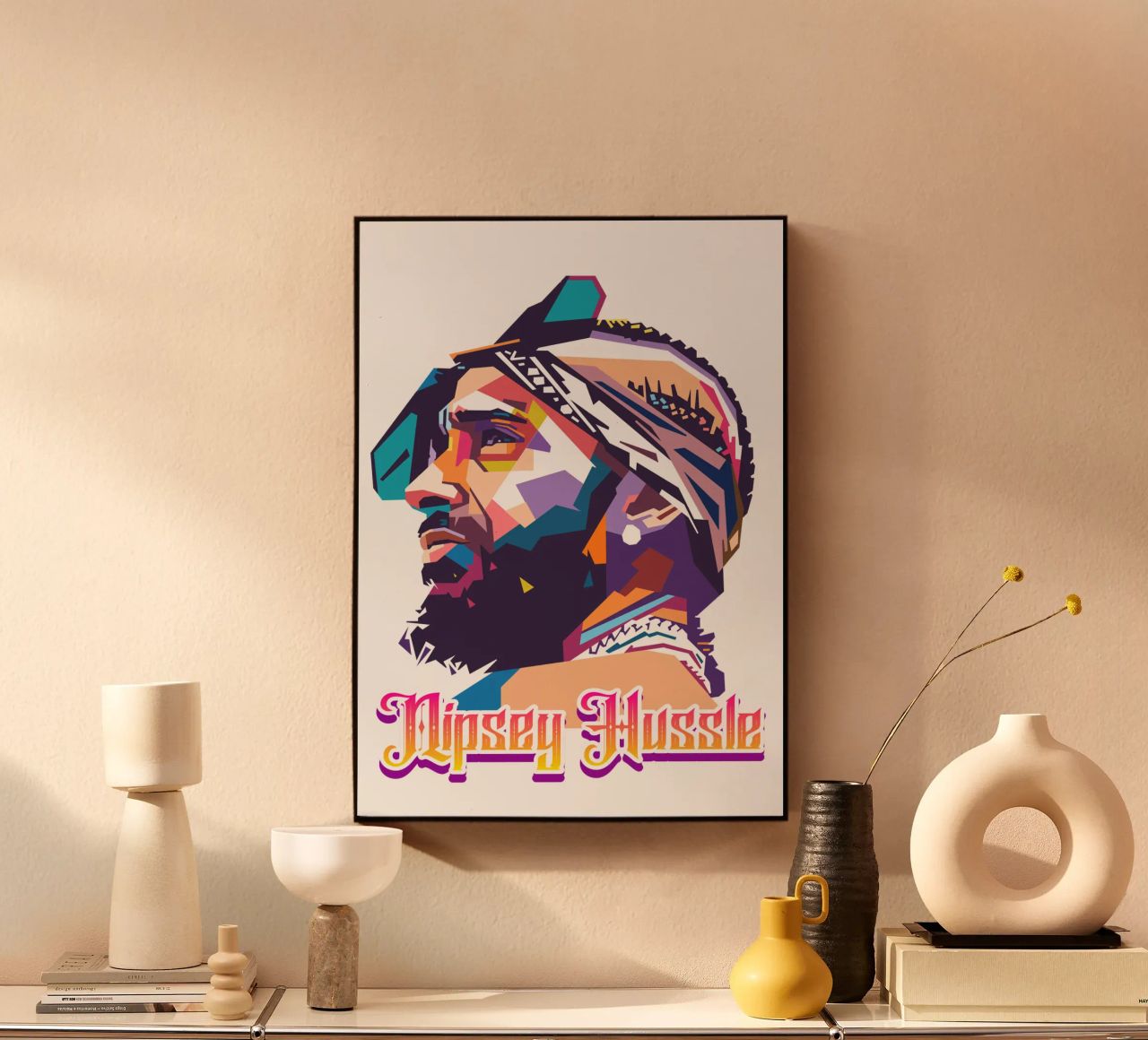 Tributo a Nipsey Hussle plexiglass da Hantamrata