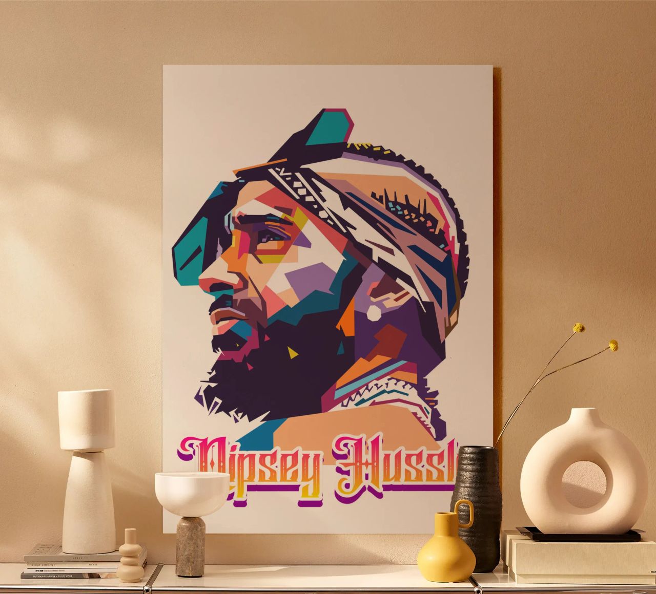 Tributo a Nipsey Hussle plexiglass da Hantamrata