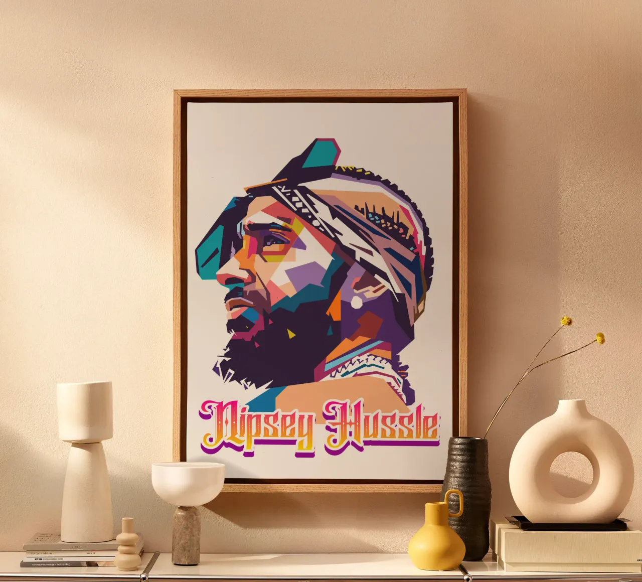 Tributo a Nipsey Hussle tela da Hantamrata