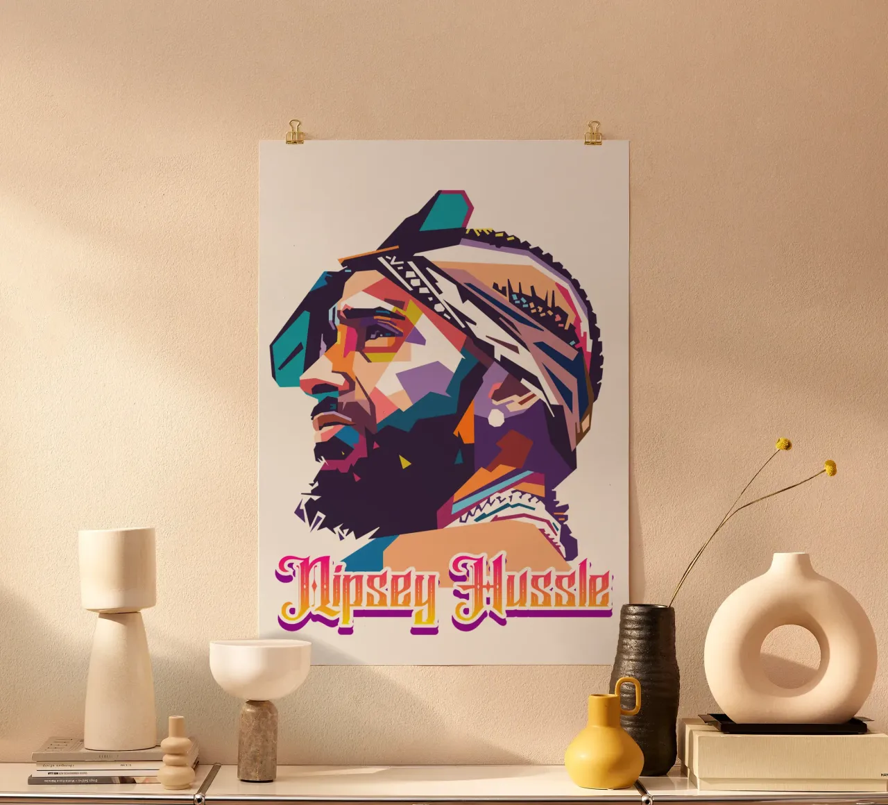 Tributo a Nipsey Hussle carta hahnemühle da Hantamrata