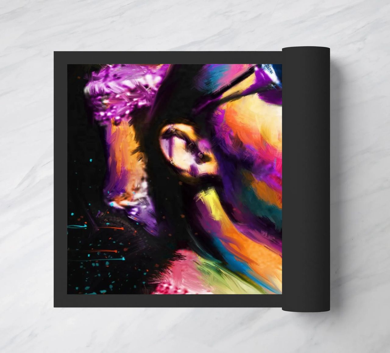 Stevie Wonder colorful pop art portrait zerbino da Hantamrata
