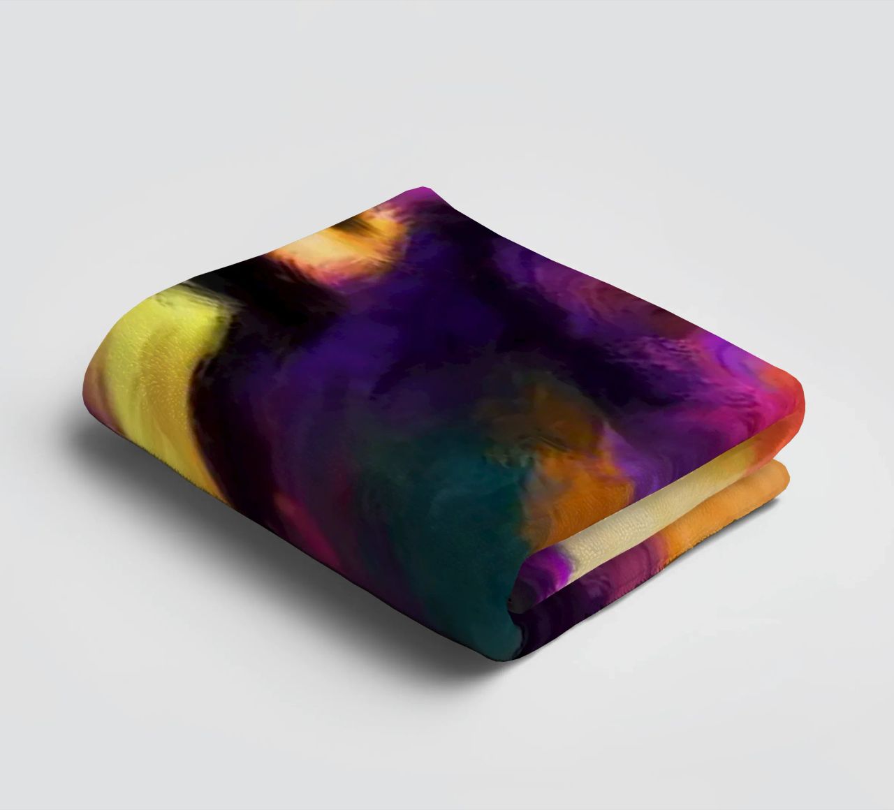 Stevie Wonder colorful pop art portrait towel by Hantamrata