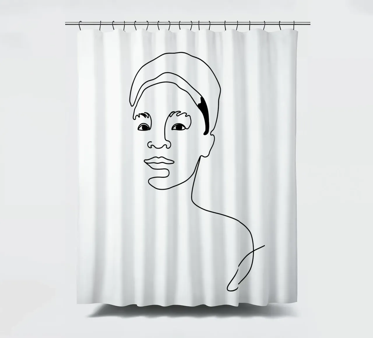 Lean On My Shoulder tenda da doccia da Christina Heitmann
