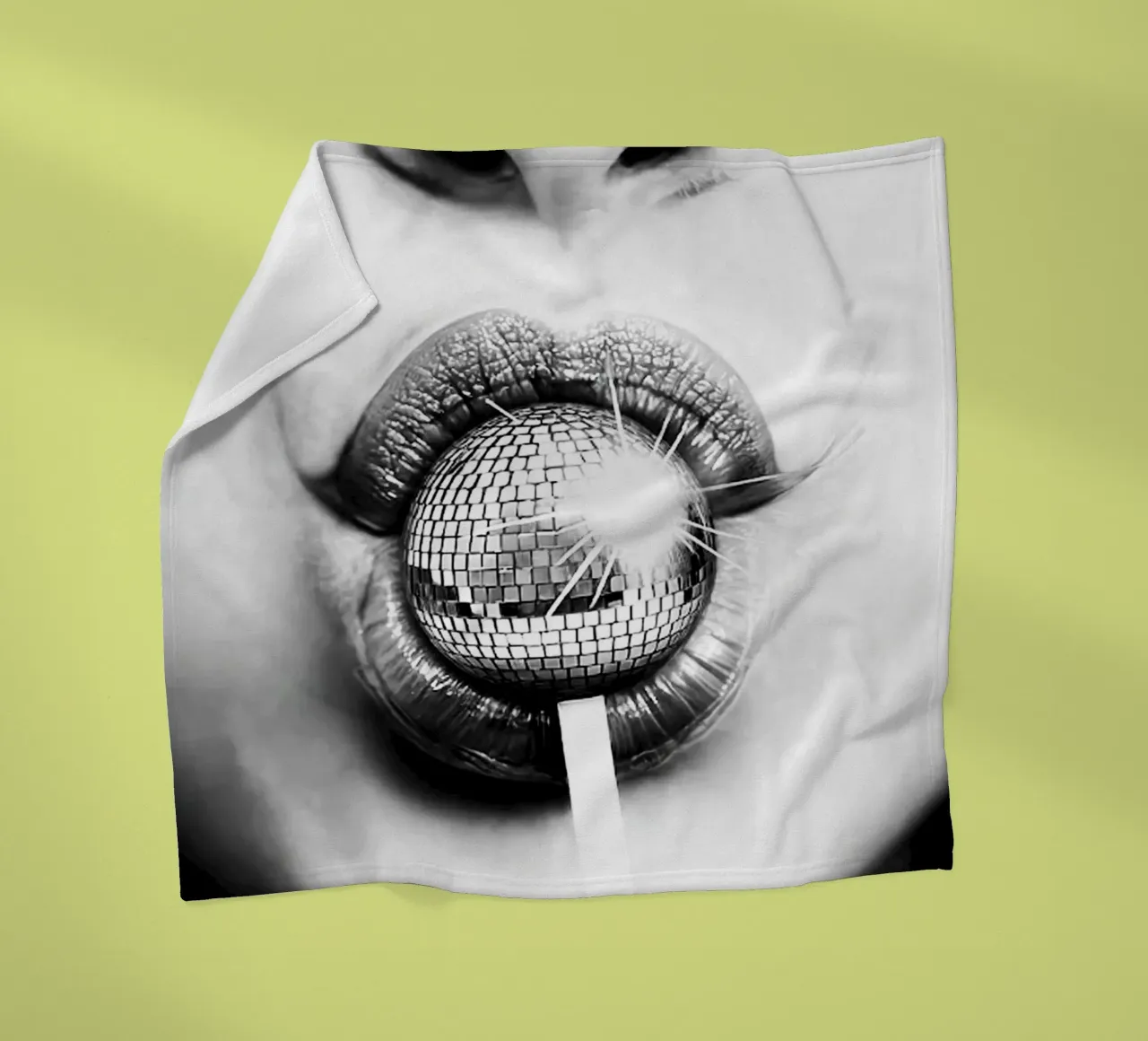 Disco Ball Lollipop Art coperta in pile da rangginangs