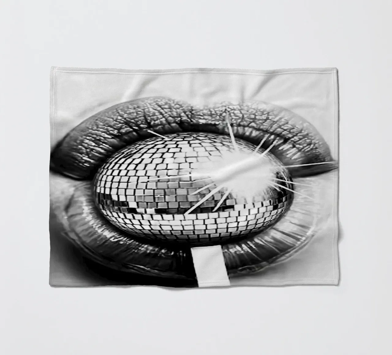 Disco Ball Lollipop Art coperta in pile da rangginangs
