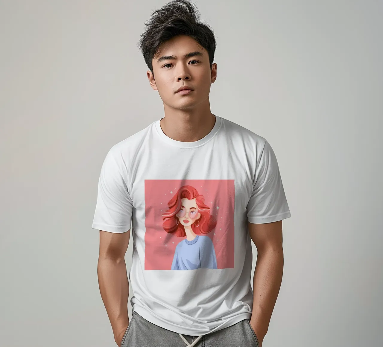 Audace fusione geometrica t-shirt da Nebula Verse