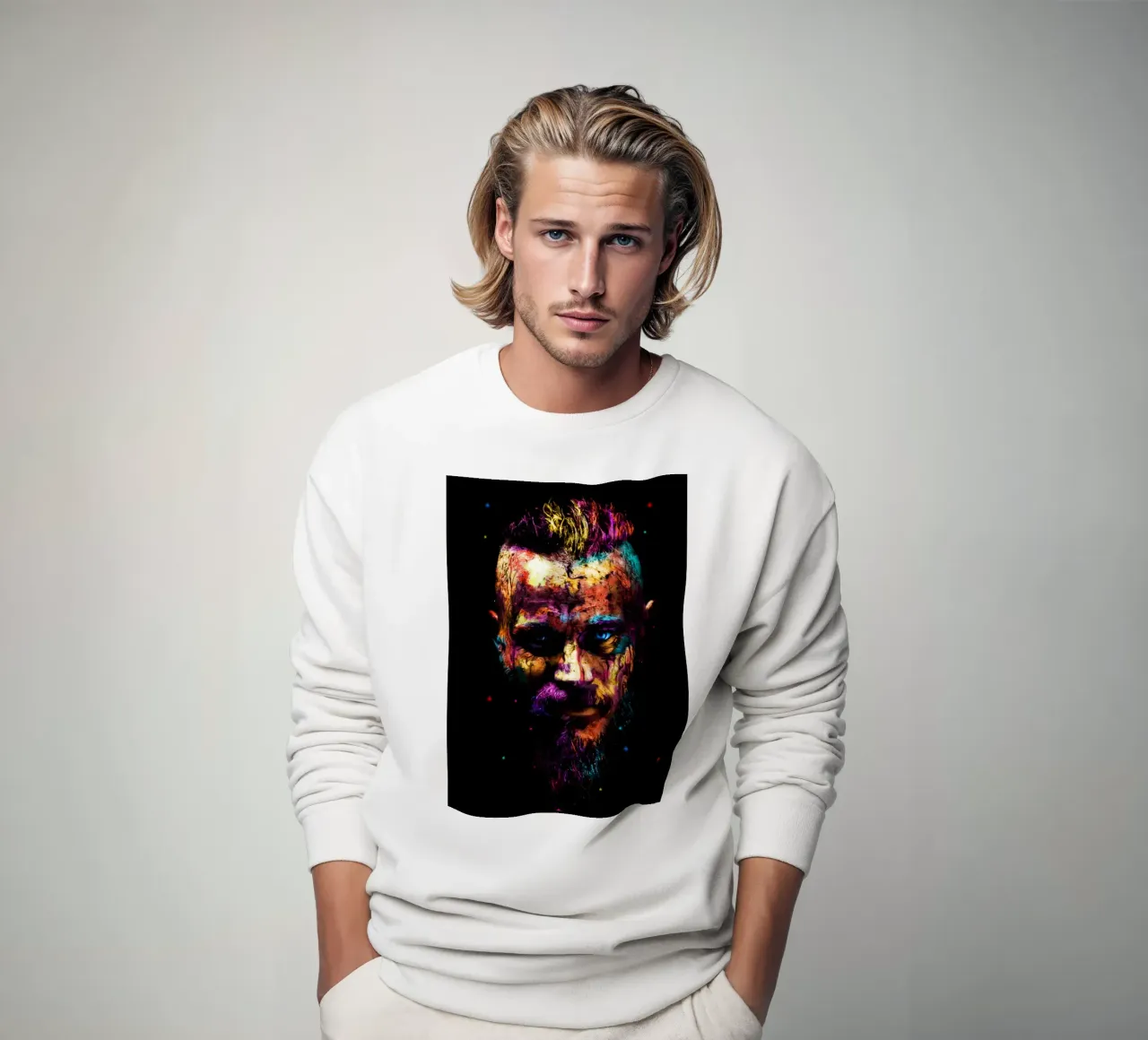 Ragnar Lothbrok de Vikingen sweatshirt van Hantamrata