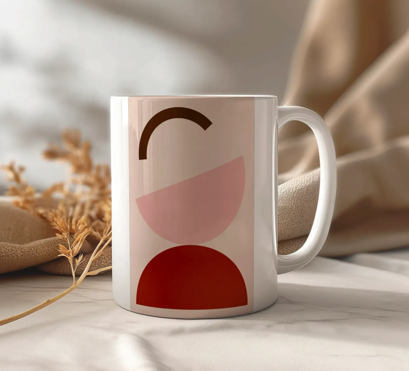 Half Moon ceramic mug by Pure