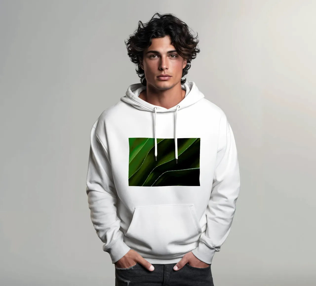 Layered Leaves 2 felpa con cappuccio da Nur Mut