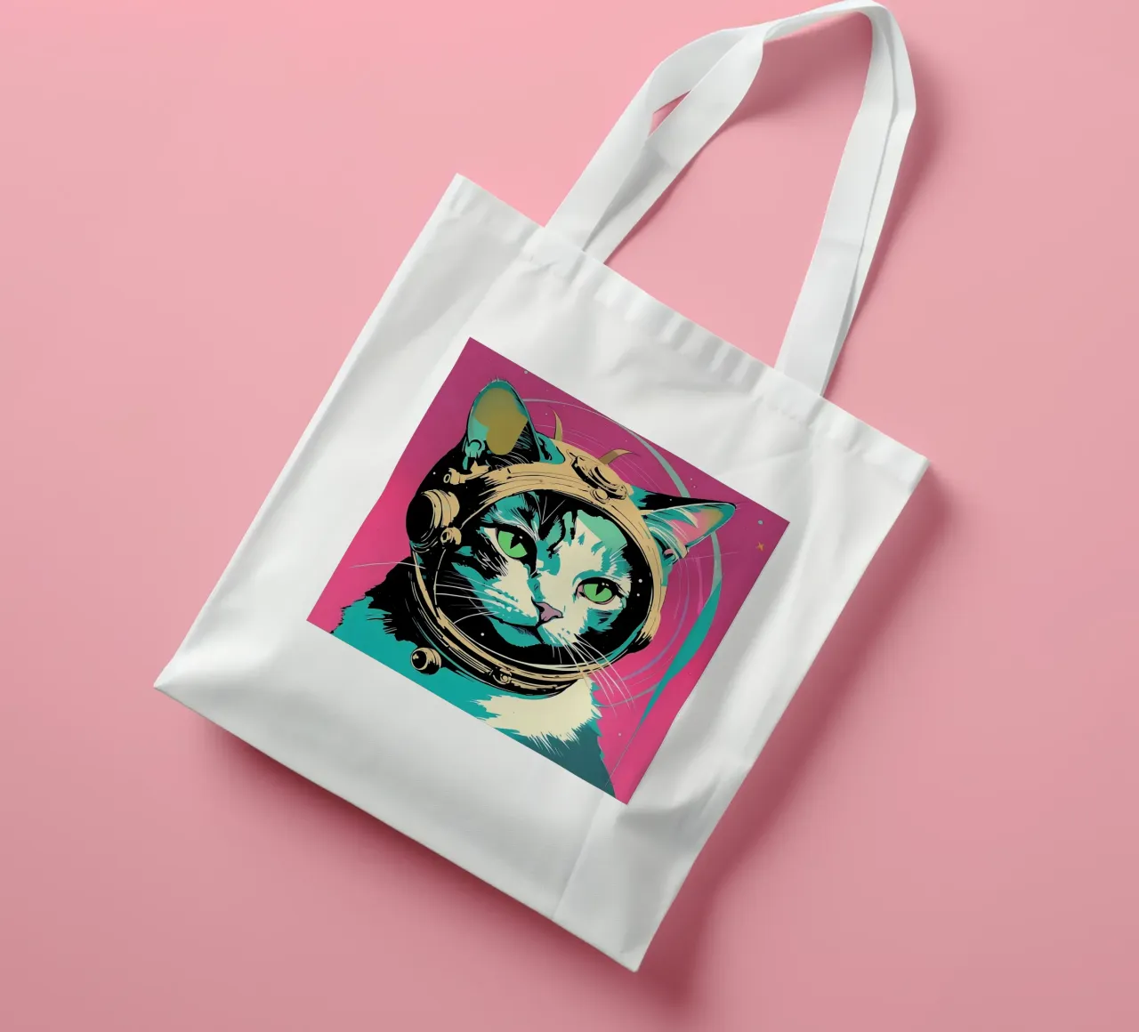 Stile_gatto_D_3 borsa in juta da Tierisch bunt by LK