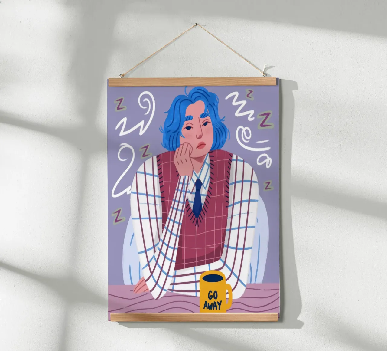 Sussurro della foresta maestosa poster con telaio in plastica da Nebula Verse