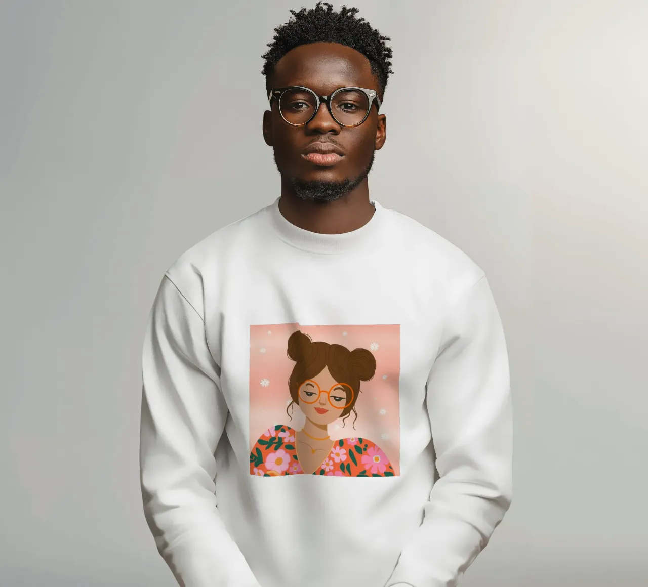 Himmlische Gold-Einheit Sweatshirt von Nebula Verse