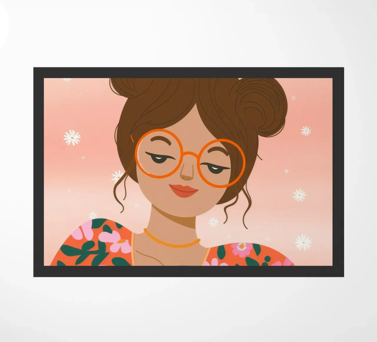 Celestial Gold Unity doormat by Nebula Verse