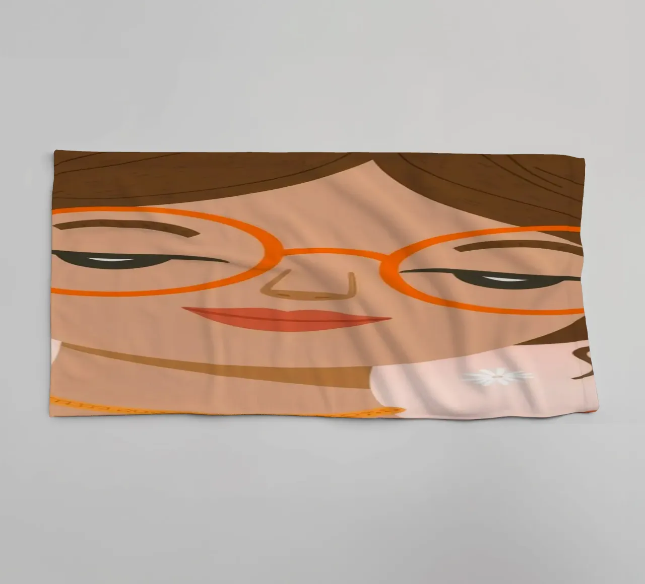 Celestial Gold Unity towel by Nebula Verse