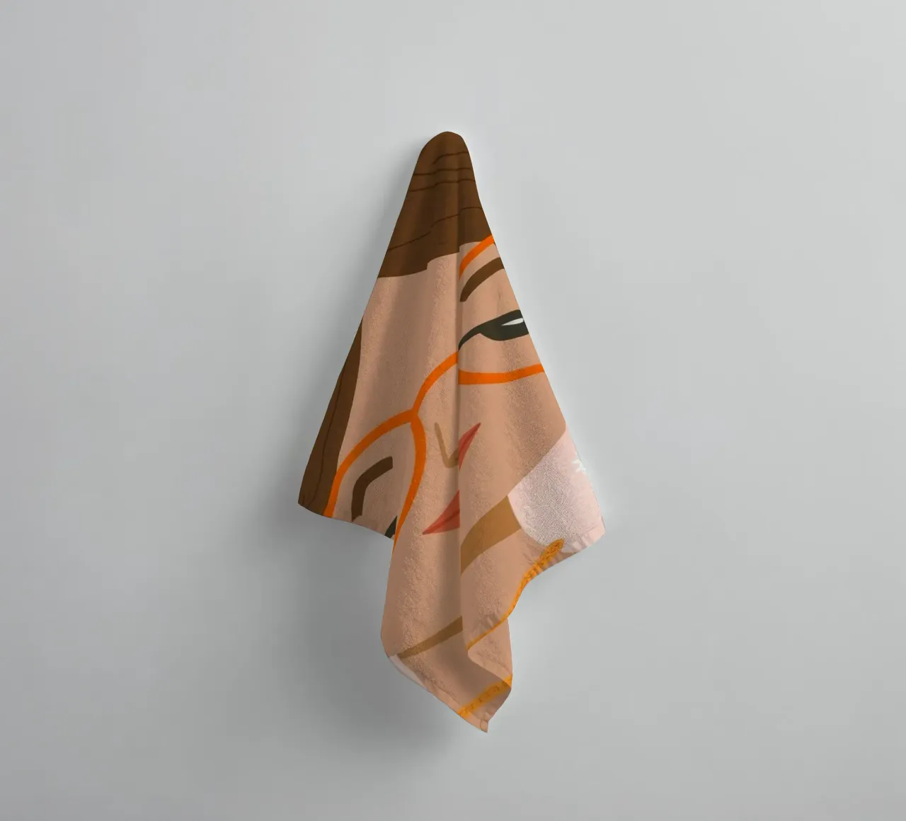 Celestial Gold Unity towel by Nebula Verse