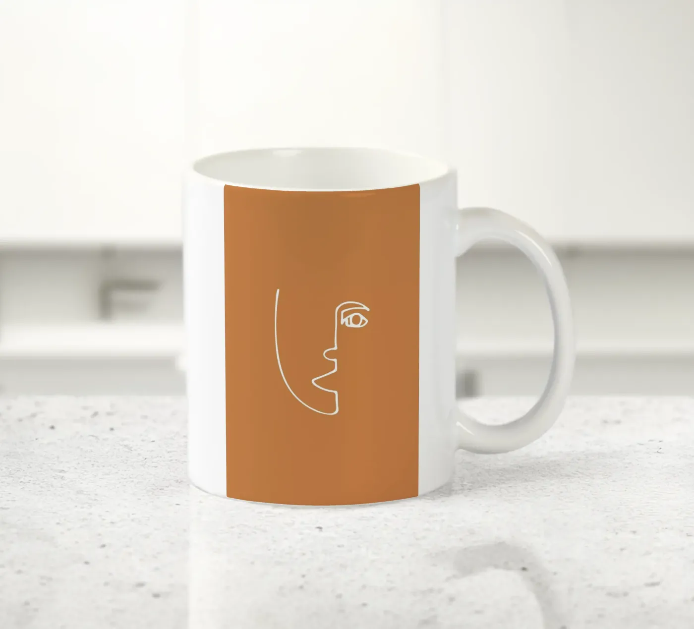 Perspective Keramik Tasse von Pure