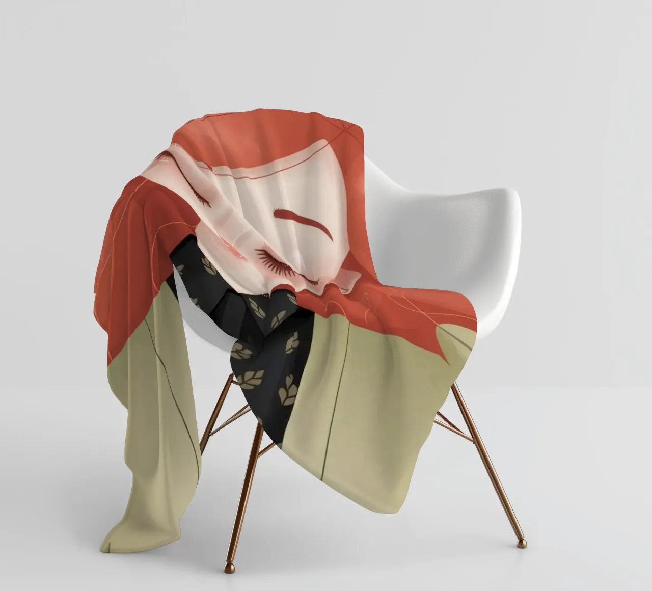 Compagno di girasole Bliss coperta in pile da Nebula Verse