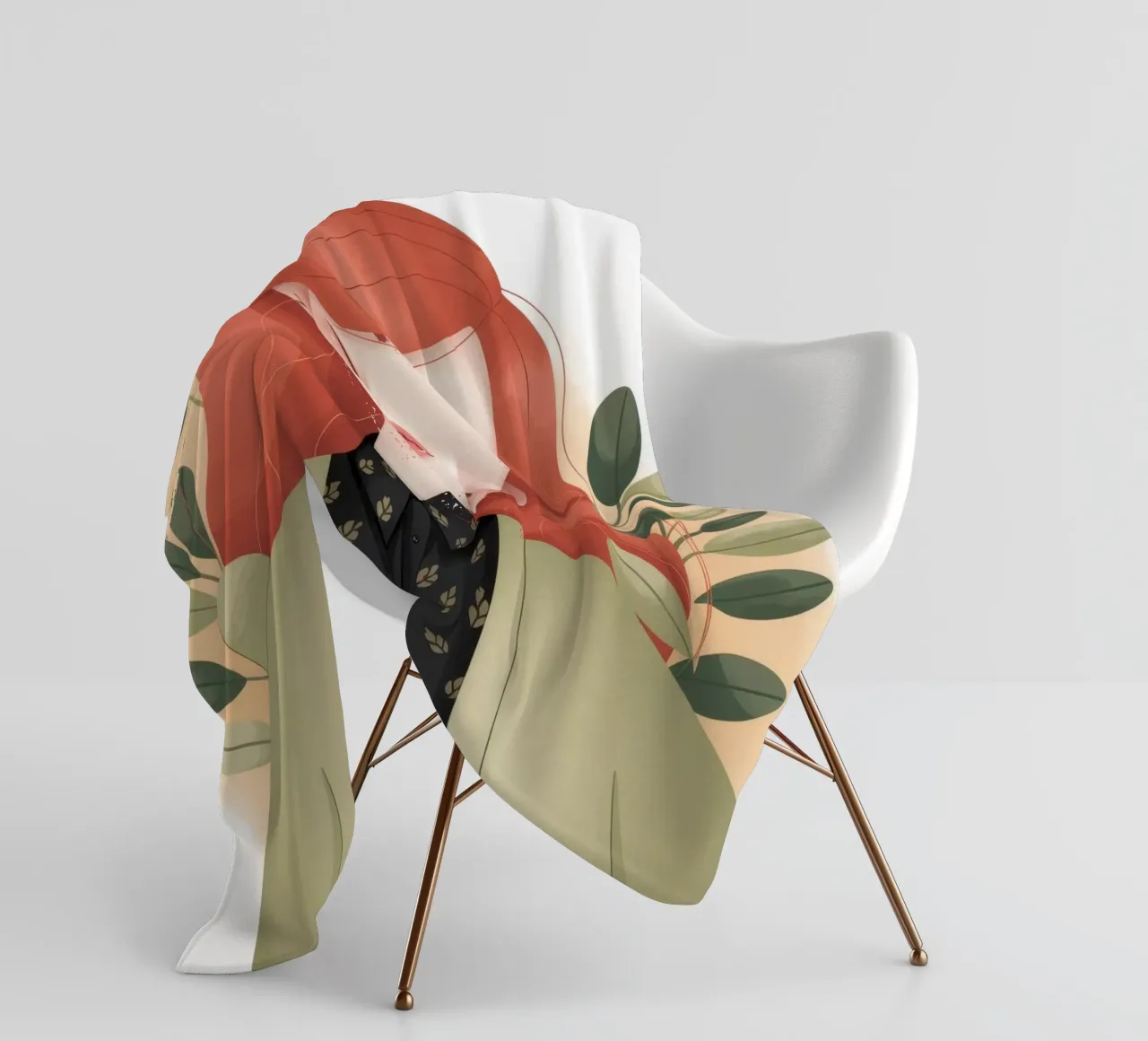 Compagno di girasole Bliss coperta in pile da Nebula Verse
