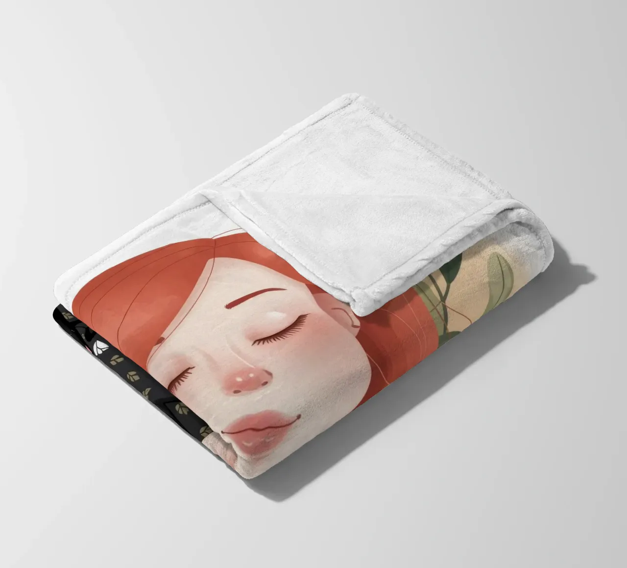 Compagno di girasole Bliss coperta in pile da Nebula Verse