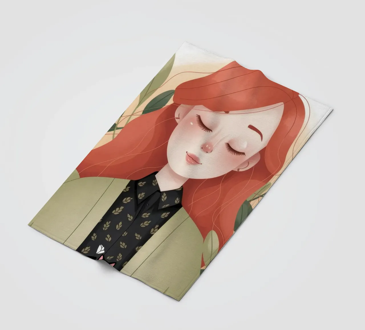 Compagno di girasole Bliss coperta in pile da Nebula Verse