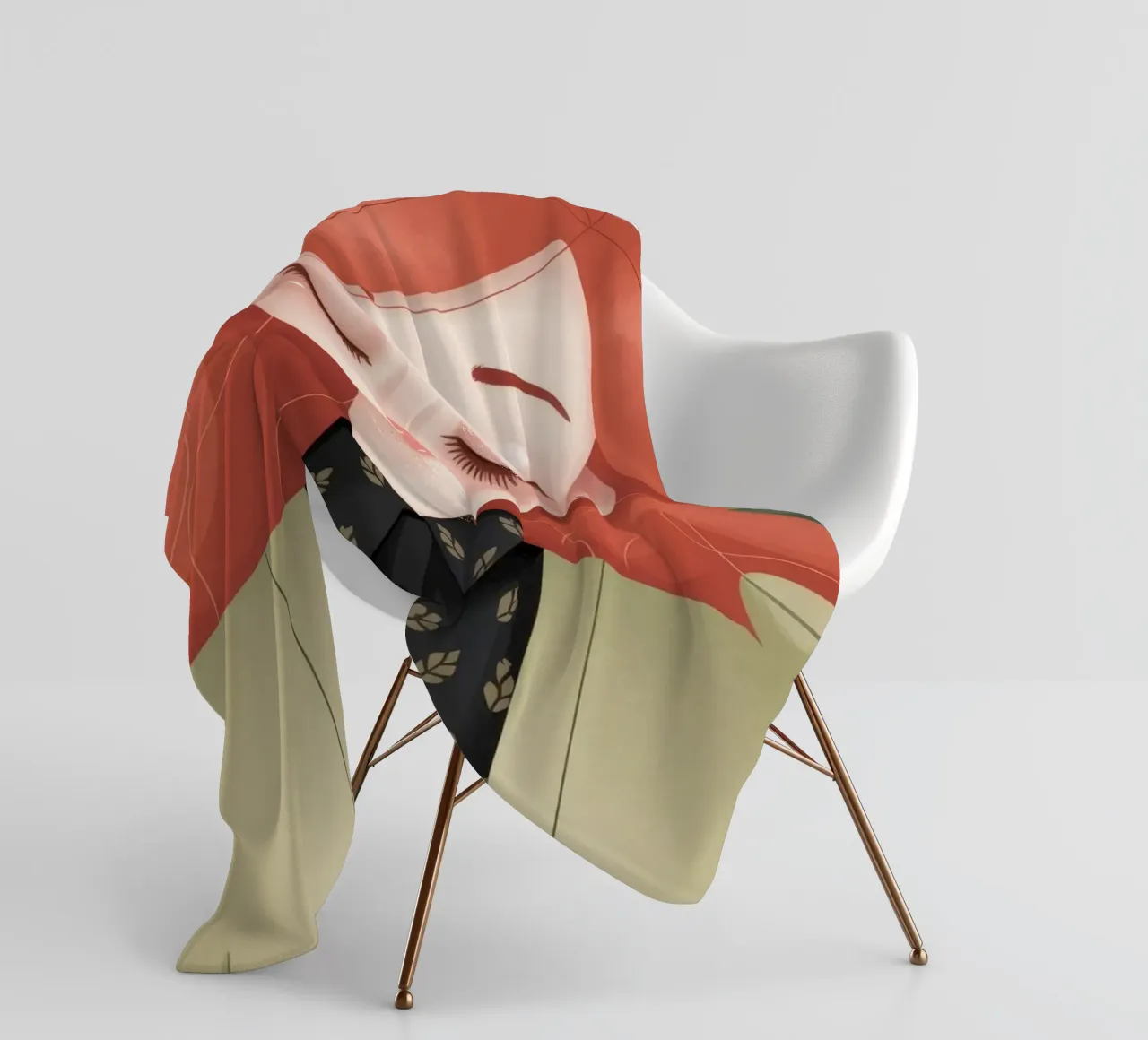 Compagno di girasole Bliss coperta in pile da Nebula Verse