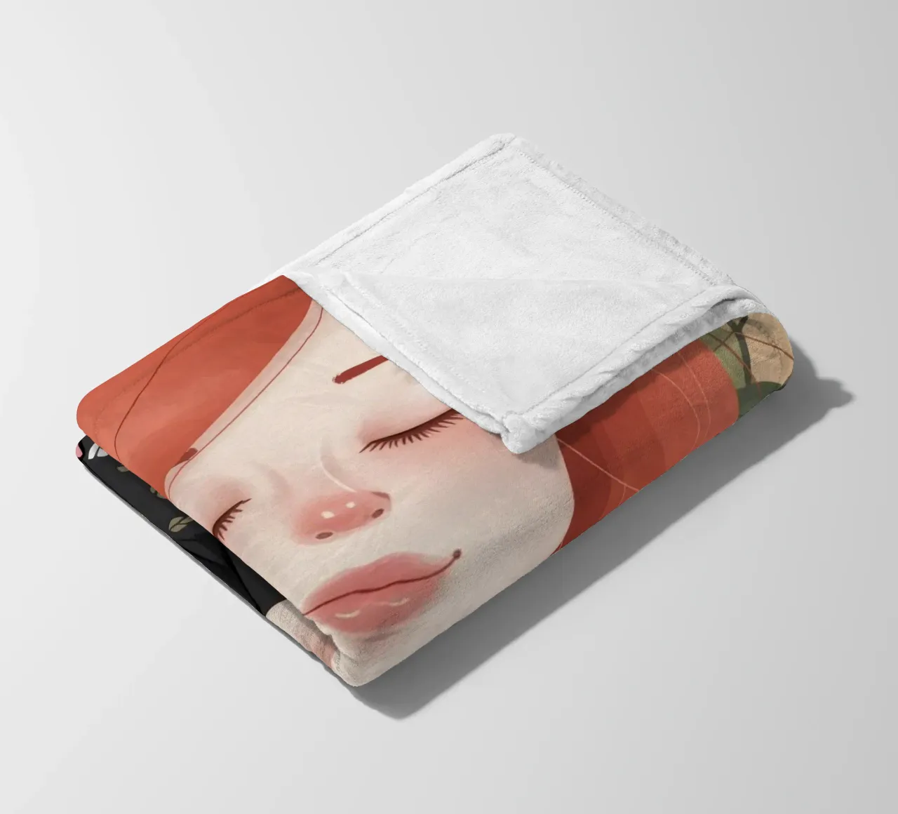 Compagno di girasole Bliss coperta in pile da Nebula Verse