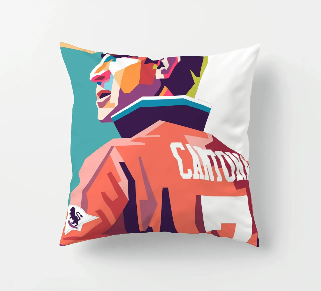 Eric Cantona stile artistico WPAP cuscino da Hantamrata