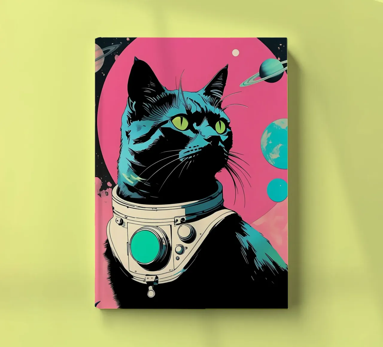 Cat_Style_D_4 notebook by Tierisch bunt by LK