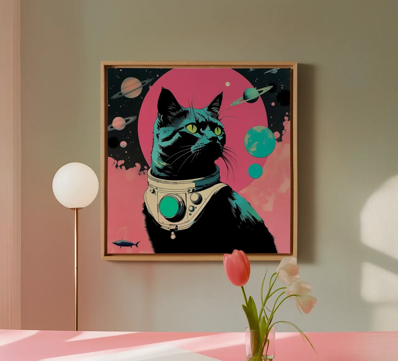 Cat_Style_D_4 canvas by Tierisch bunt by LK