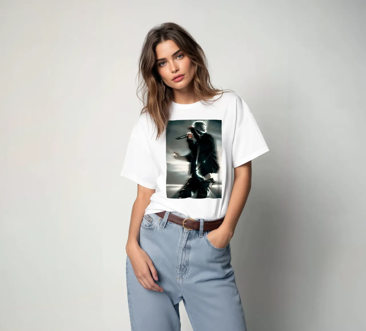 Eminem t-shirt da Low poly art