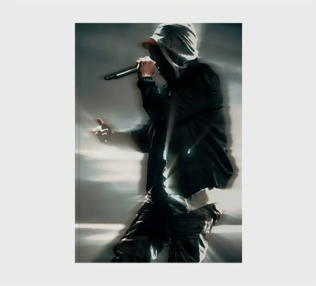 Eminem notebook by Low poly art