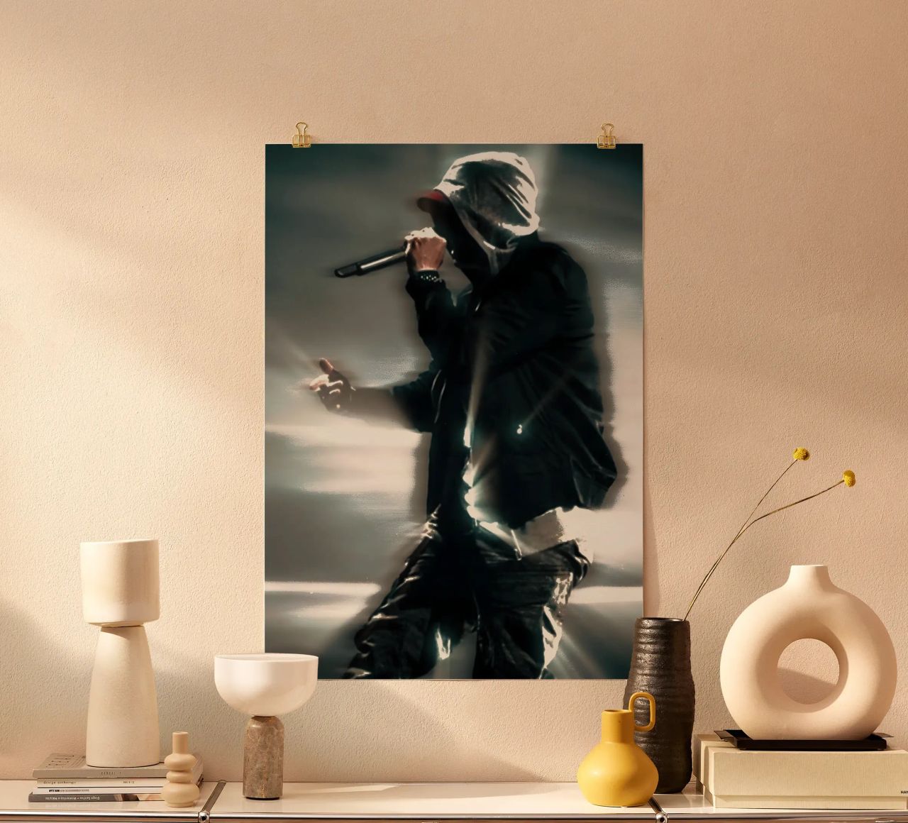 Eminem Poster von Low poly art
