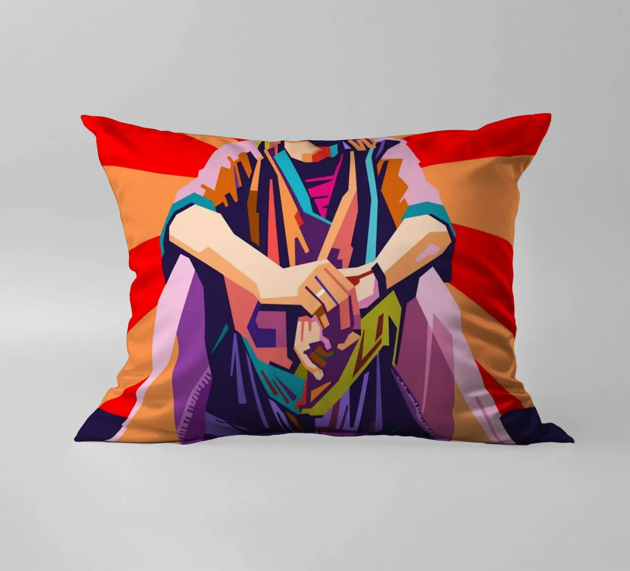 Kurt Cobain stile vintage cuscino da Hantamrata