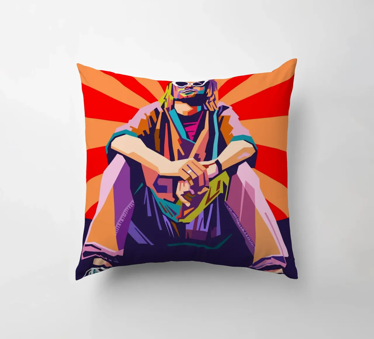 Kurt Cobain stile vintage cuscino da Hantamrata