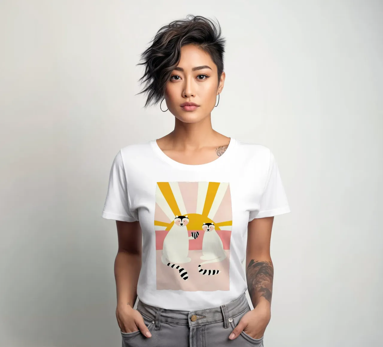 One Heart to Another t-shirt da donna da Little Flourishes